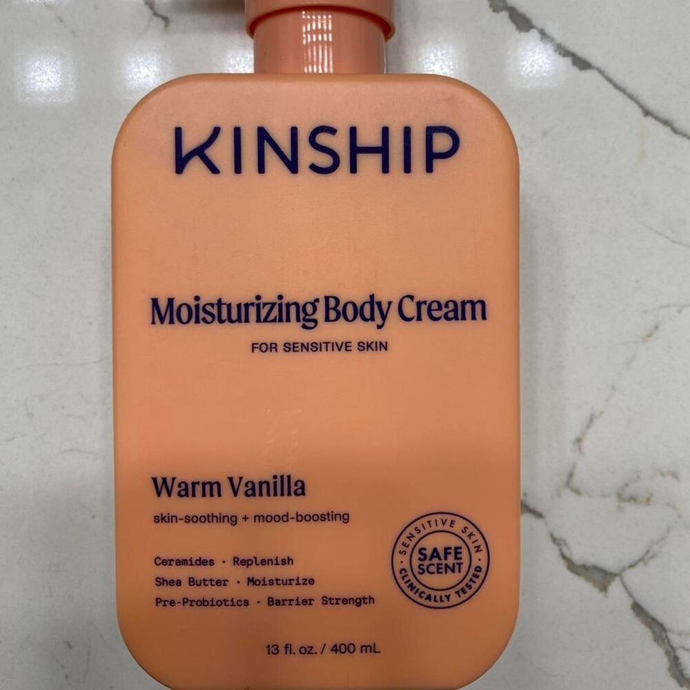 Kinship warm vanilla body cream